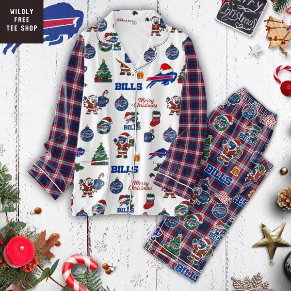 Buffalo Bills Merry Christmas Gifts Pajamas Set