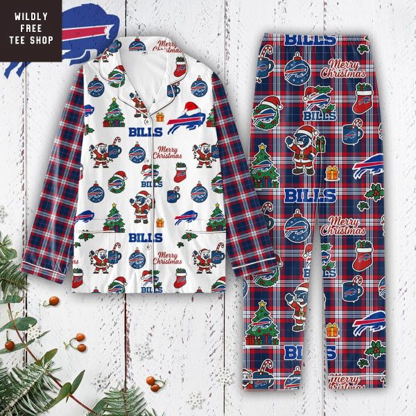 Buffalo Bills Merry Christmas Gifts Pajamas Set