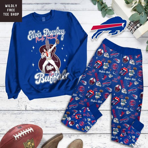 Buffalo Bills x Elvis Presley Pajamas Set