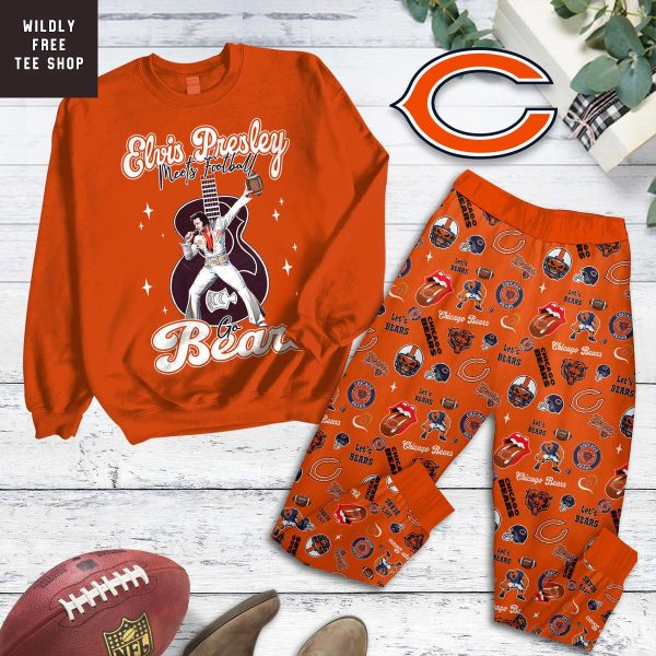 Chicago Bears x Elvis Presley Pajamas Set
