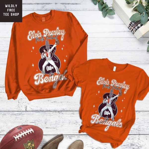 Cincinnati Bengals x Elvis Presley Pajamas Set