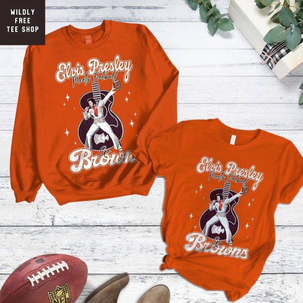 Cleveland Browns x Elvis Presley Pajamas Set