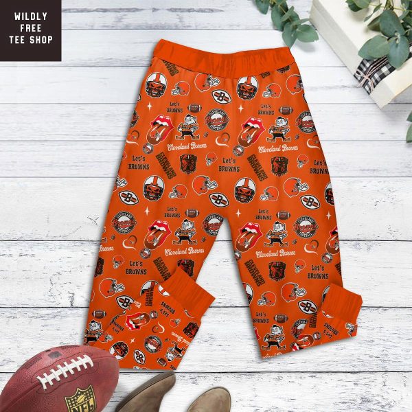 Cleveland Browns x Elvis Presley Pajamas Set