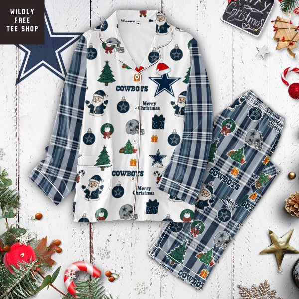Dallas Cowboys Merry Christmas Gifts Pajamas Set