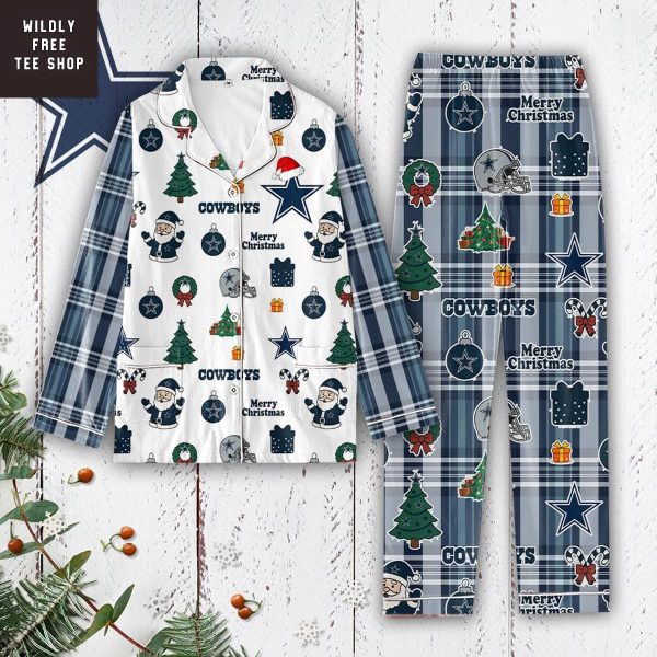 Dallas Cowboys Merry Christmas Gifts Pajamas Set