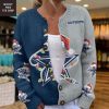 Denver Broncos Santa Hat Christmas Cardigan Jacket