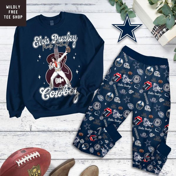 Dallas Cowboys x Elvis Presley Pajamas Set