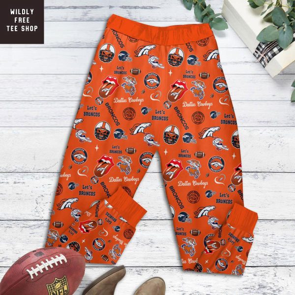 Denver Broncos x Elvis Presley Pajamas Set