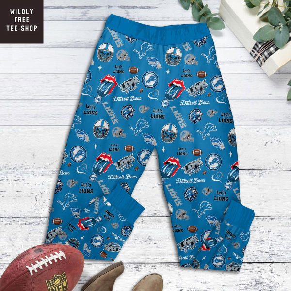 Detroit Lions x Elvis Presley Pajamas Set