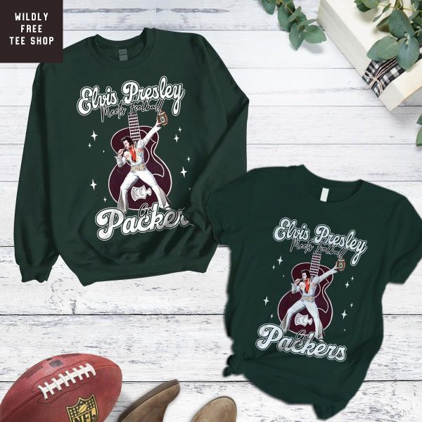 Green Bay Packers x Elvis Presley Pajamas Set