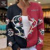 Indianapolis Colts Santa Hat Christmas Cardigan Jacket