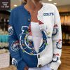 Houston Texans Santa Hat Christmas Cardigan Jacket