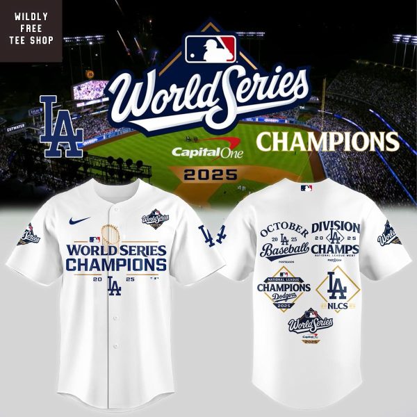 Los Angeles Dodgers World Series Champions Perfect Season Jersey