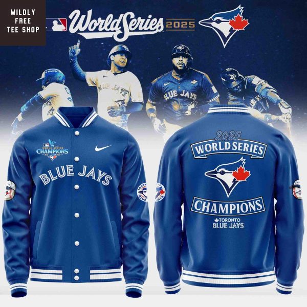 Toronto Blue Jays 2025 World Series Champions Baseball Jacket
