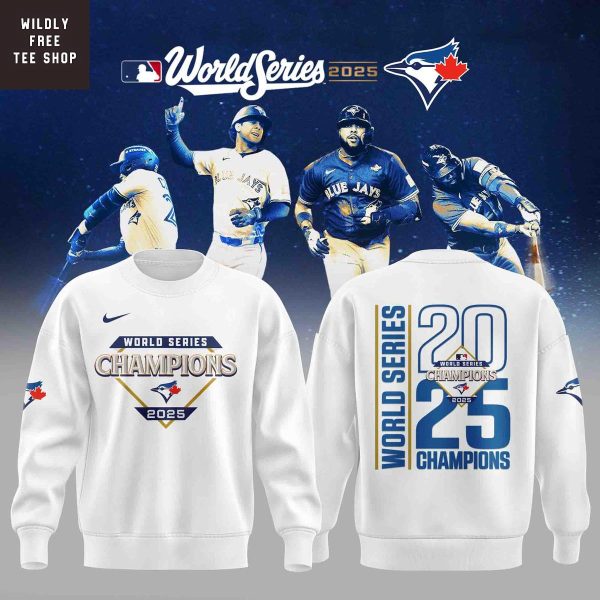 Toronto Blue Jays 2025 World Series Champions Celebrating Hoodie Shirt