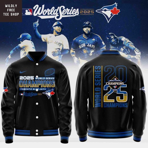 Toronto Blue Jays World Series Champions 2025 Baseball Jacket