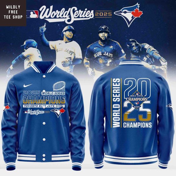 Toronto Blue Jays World Series Champions 2025 Baseball Jacket