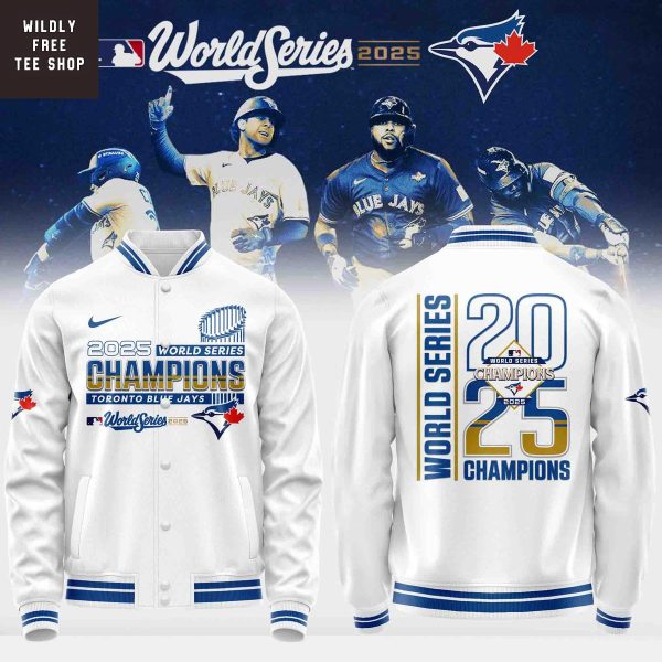 Toronto Blue Jays World Series Champions 2025 Baseball Jacket