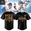 Los Angeles Dodgers Back To Back World Series Champions 9 Time Jersey